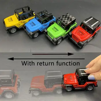 Dieťa Detí Off-road Vozidla Toy Model Módy Nové Vytiahnuť Späť Zliatiny Auto Náhodné Farby