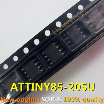 5 KS ATTINY85-20SU SOP8 ATTINY85 20SU ATTINY85-20 SOP-8 SMD Nové a Originálne IC Chipset