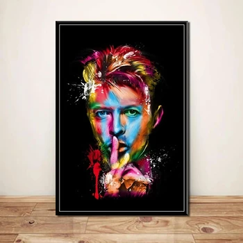 David Bowie, Pop Legendarische Muziek Zanger Grote Star Plátno Schilderij Plagát Na Stenu Umenie Výtlačkov Obrázkov Domova Obývacia Izba