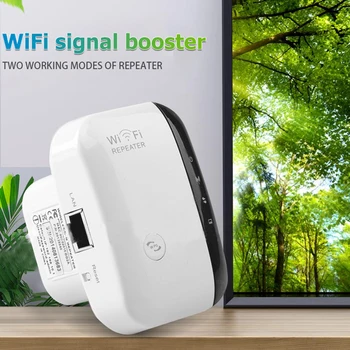 300M Wifi Opakovač Booster Dosahu Bezdrôtového pripojenia zariadenia Extender 2,4 GHz Wi-Fi Signálu Zosilňovač Antény Signál Booster Prístupu