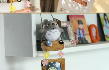 Kreatívne Totoro Cartoon Plyšové Visí Album Foto rámček Handričkou Vypchaté Zvieratá Hračiek, bytového zariadenia, Dekorácie, Ozdoby lelakaya
